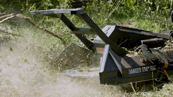 SS Disc Mulcher Action