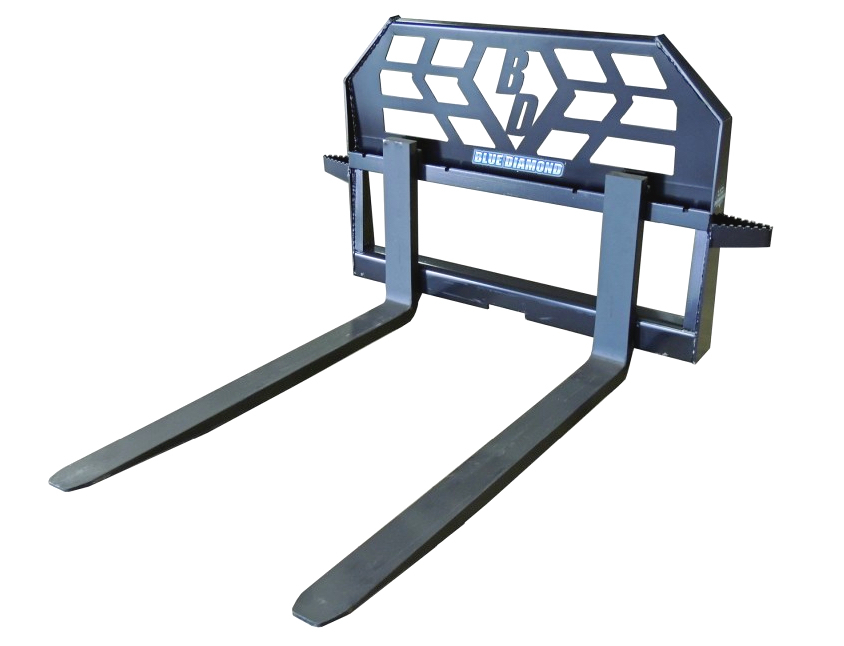 Blue Diamond 4000 lbs Capacity Pallet Forks Tractor