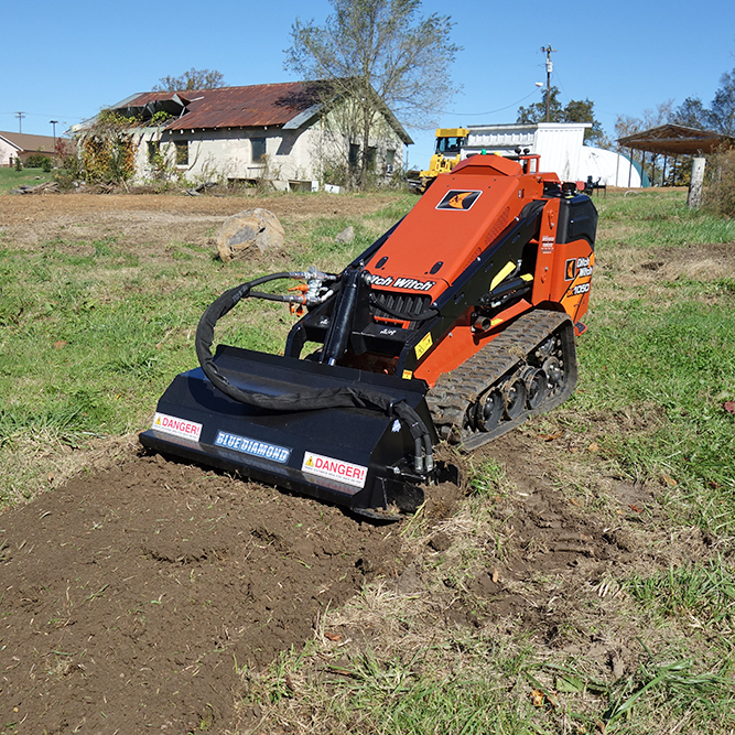 Blue Diamond Mini Rototiller Mini Skid Steer Attachments Gallery 1