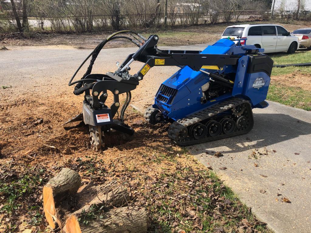 Blue Diamond Mini Skid Steer Attachments MINI STUMP GRINDER Gallery 2