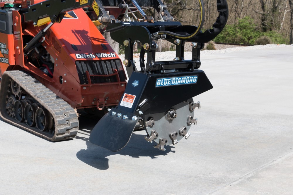 Blue Diamond Mini Skid Steer Attachments MINI STUMP GRINDER Gallery 3