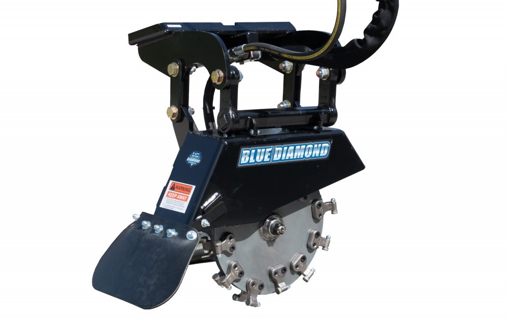 Blue Diamond Mini Skid Steer Attachments MINI STUMP GRINDER