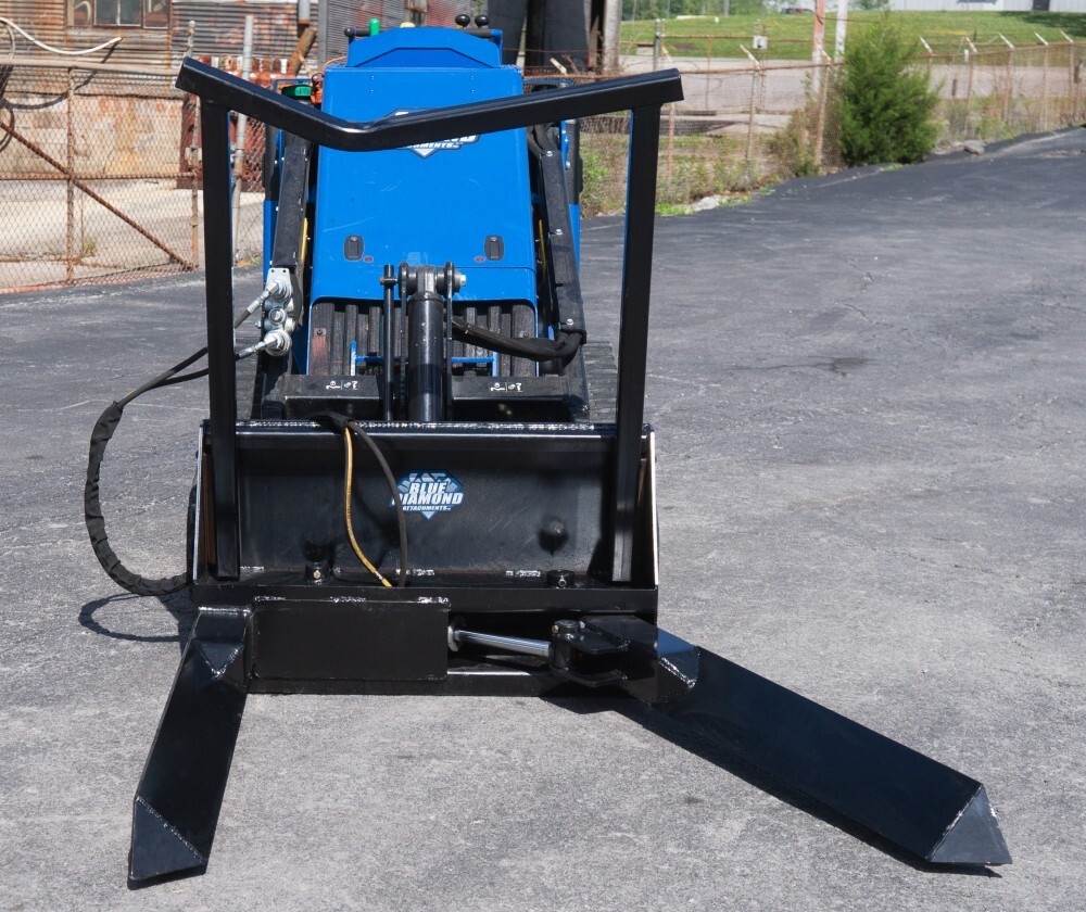 Blue Diamond Mini Skid Steer Attachments Mini Nursery Fork Gallery 2