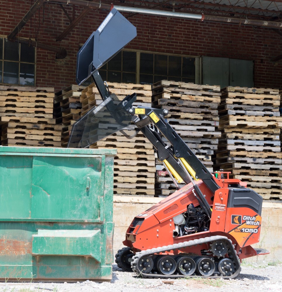 Blue Diamond Mini Skid Steer Attachments mini front dump bucket Gallery 3