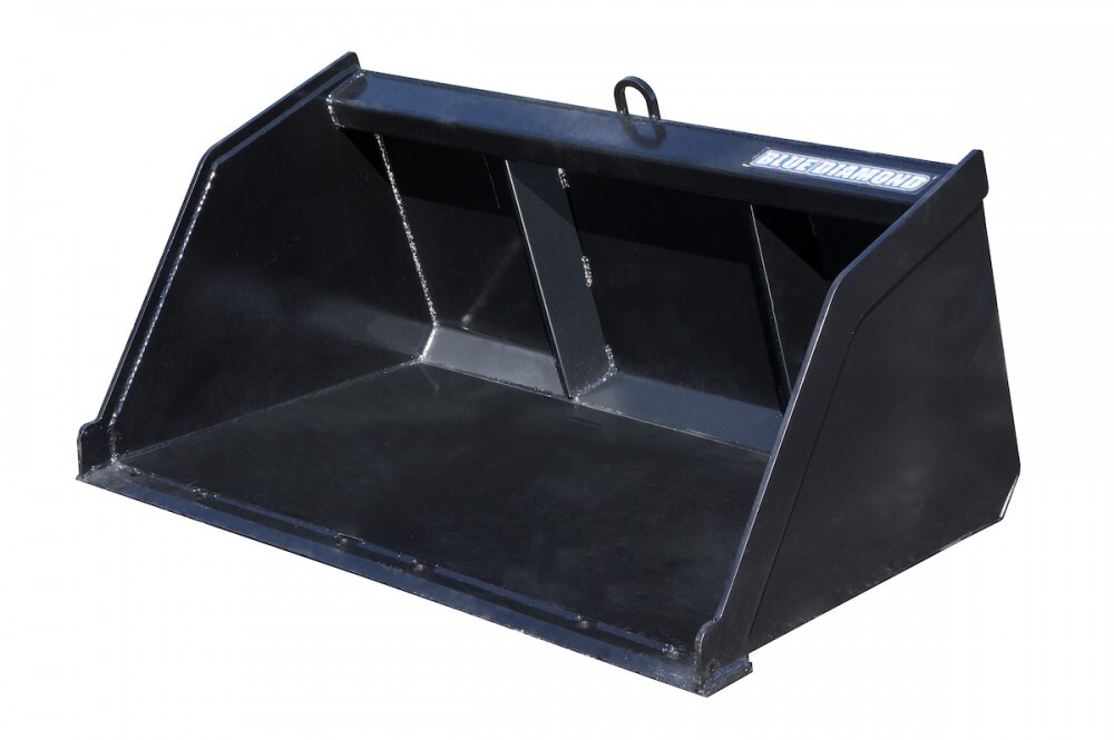 Blue Diamond Mini Skid Steer Attachments mini snow and mulch bucket