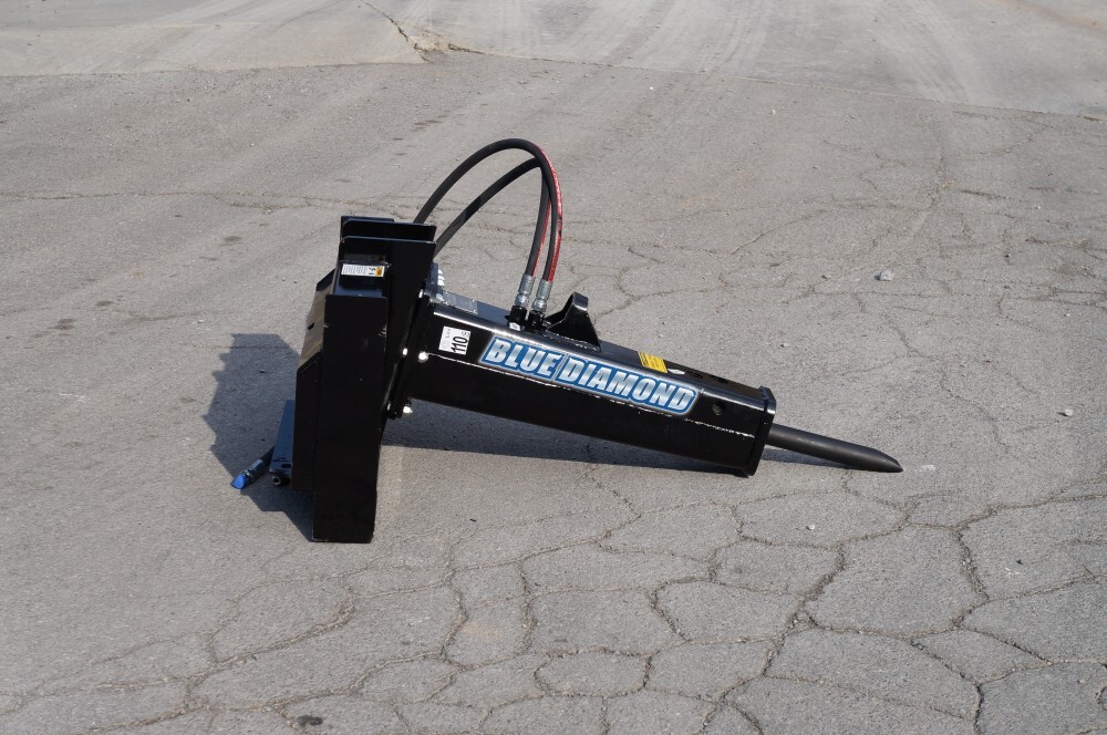 Blue Diamond Mini Machine Mount Hydraulic Breaker Mini Skid Steer Attachments Gallery 1