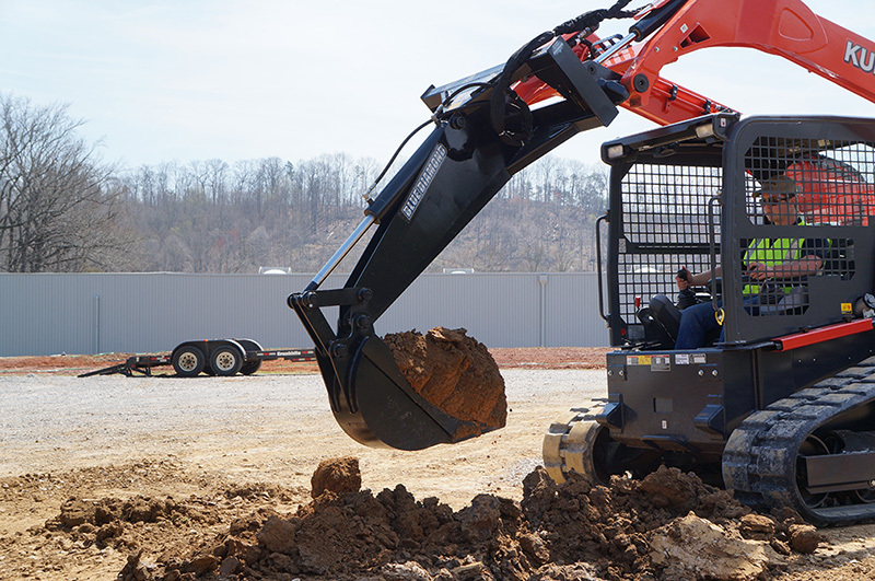 Blue Diamond Skid Steer Attachment Backhoe Gallery 3