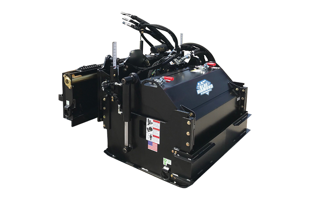 Blue Diamond Skid Steer Attachments Cold Planer Severe Duty High Flow