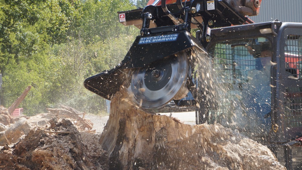 Blue Diamond Skid Steer Attachments Extreme Duty Stump Grinder Gallery 6