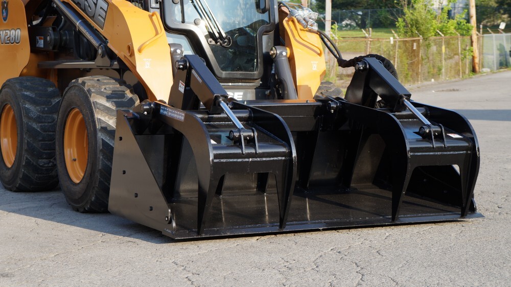 Blue Diamond Skid Steer Attachments Grapple Bucket Severe Duty Gallery 2