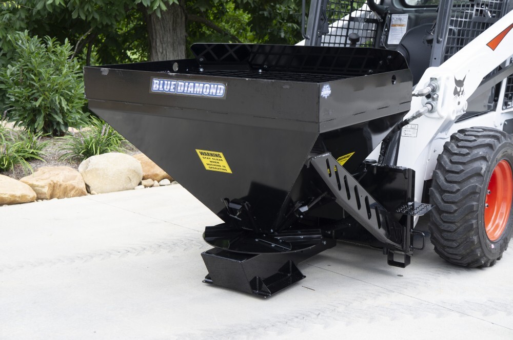 Blue Diamond Skid Steer Attachments Material Spreader HD Scoop and Spread Gallery 6