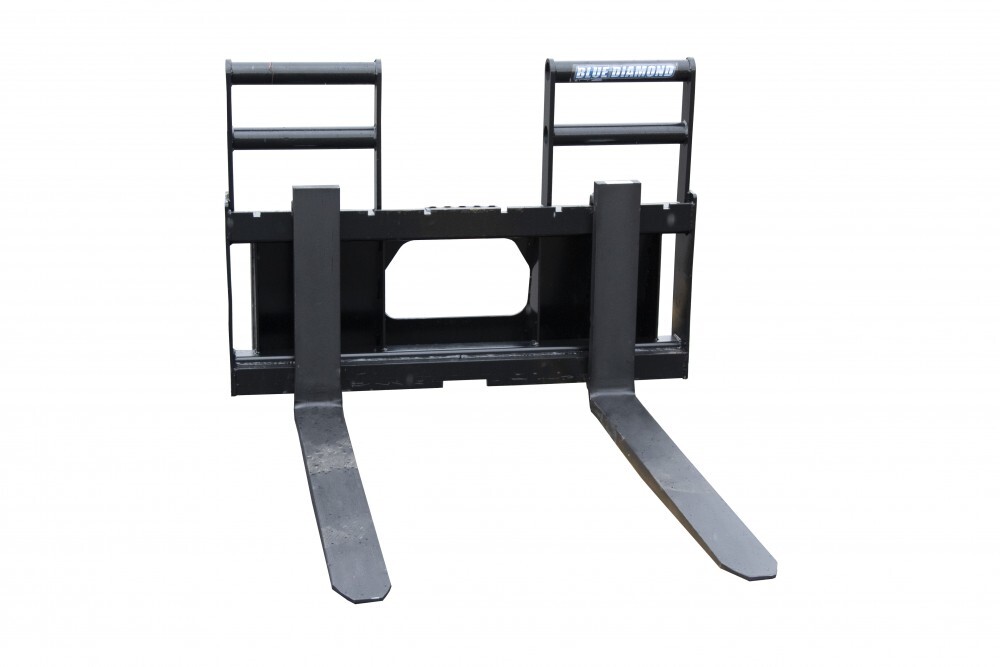Blue Diamond Skid Steer Attachments PALLET FORKS CLASS 3 10000 LBS CAPACITY Gallery 2
