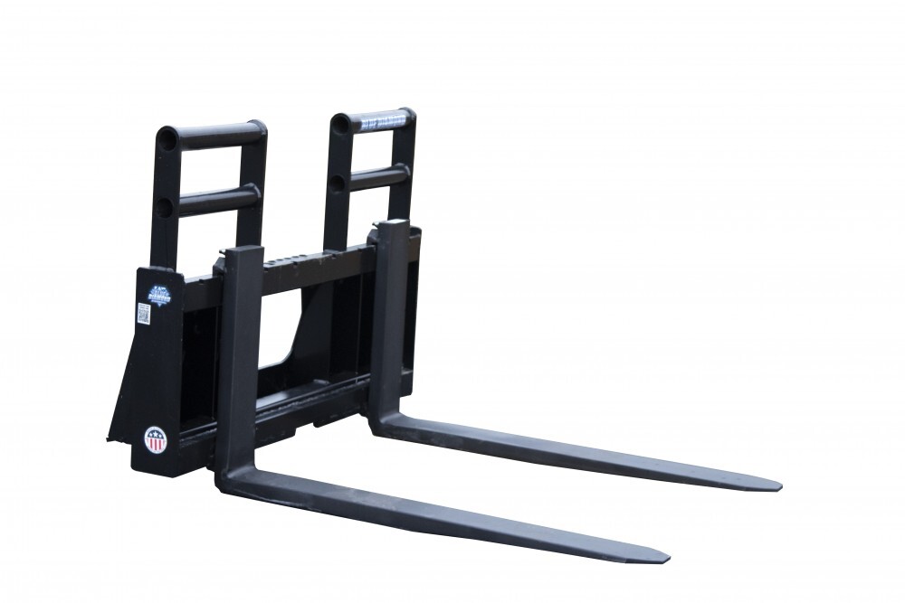 Blue Diamond Skid Steer Attachments PALLET FORKS CLASS 3 10000 LBS CAPACITY