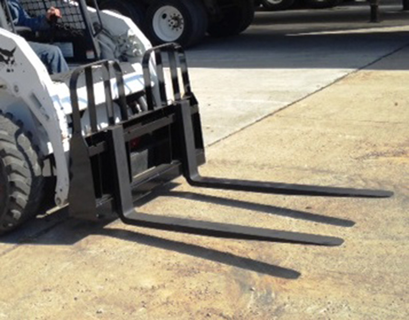 Blue Diamond Skid Steer Attachments Pallet Fork 5000 Capacity Walkthough Gallery 2