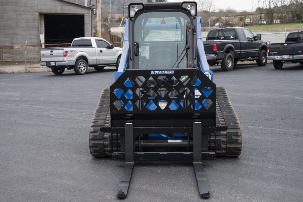 Blue Diamond Skid Steer Attachments Pallet Fork 6000 Capacity Extra Large HD Gallery 1