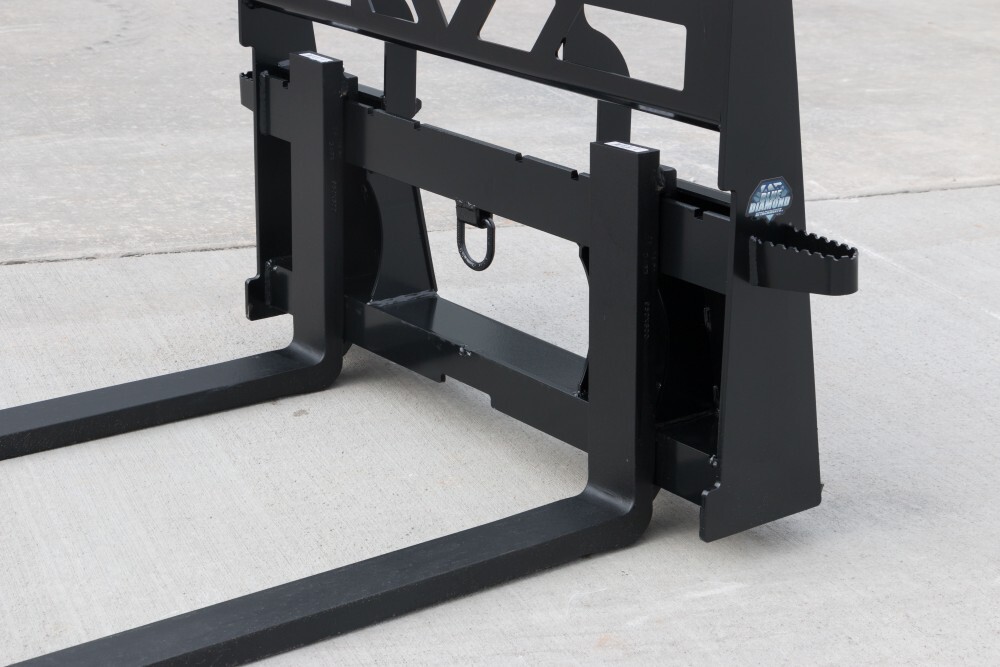 Blue Diamond Skid Steer Attachments Pallet Fork 6000 Capacity Tall Frame HD Gallery 2