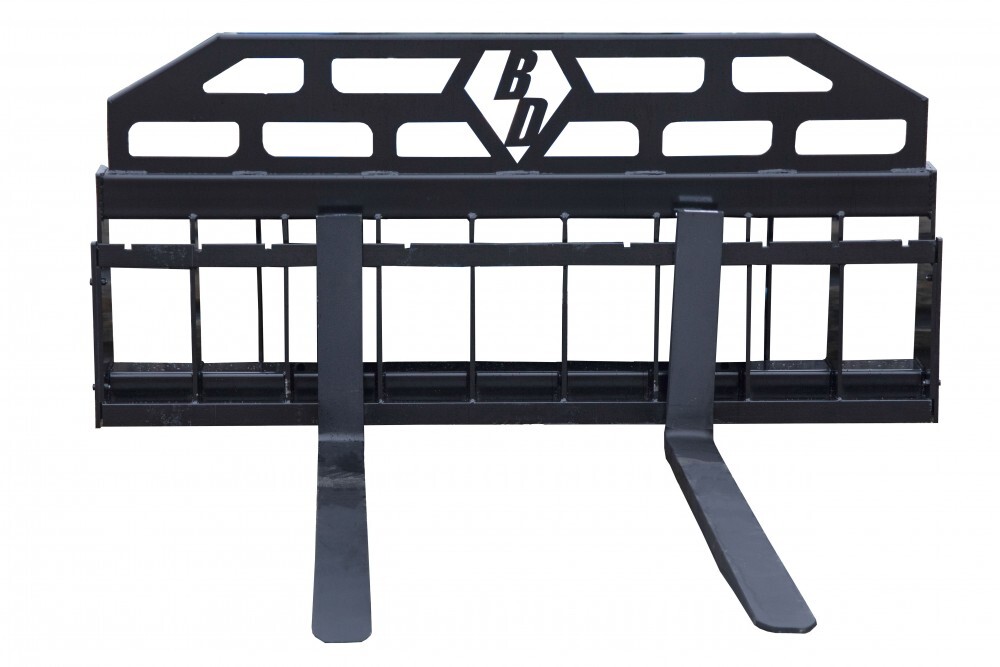Blue Diamond Skid Steer Attachments Pallet Fork 6000 Capacity Wide Frame HD Gallery 6