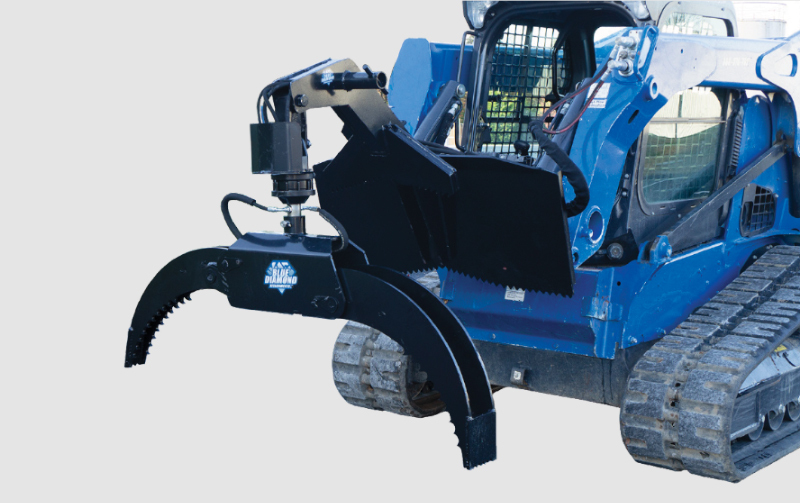 Blue Diamond Skid Steer Attachments Rotating Log Grapple gallery 2