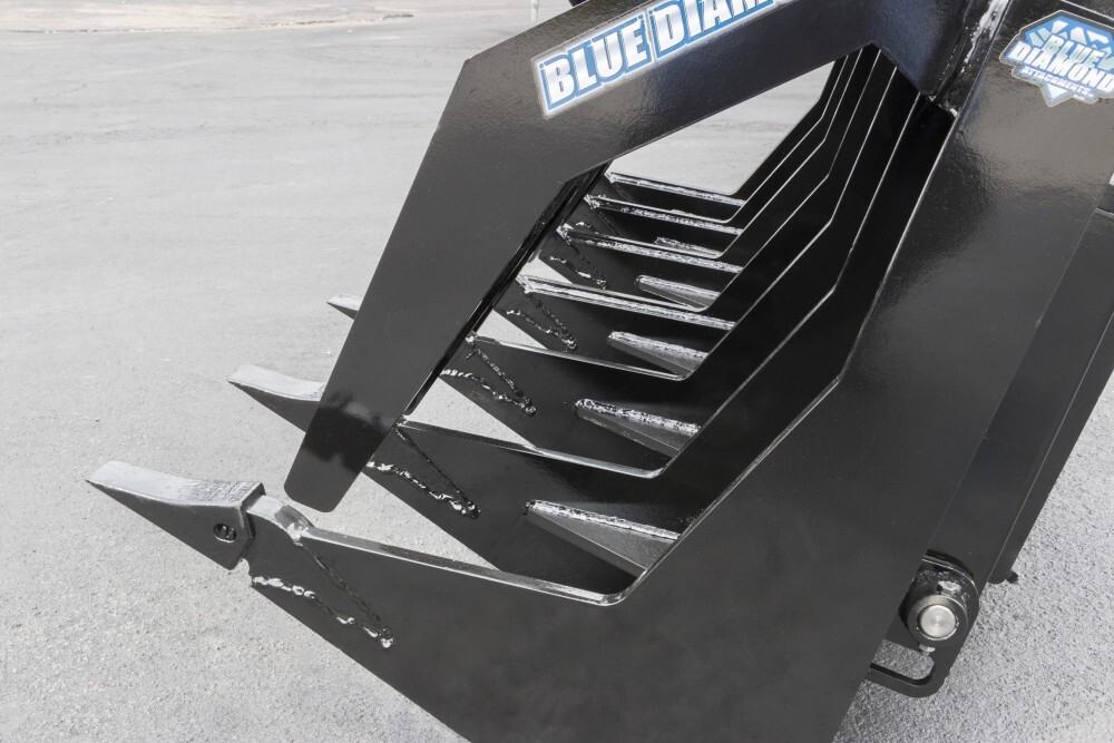 Blue Diamond Skid Steer Attachments Severe Grapple Rake Gallery 3