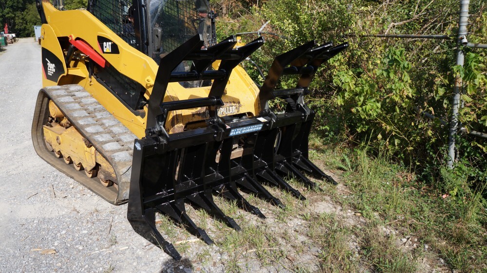 Blue Diamond Skid Steer Attachments Severe Grapple Rake Gallery 6