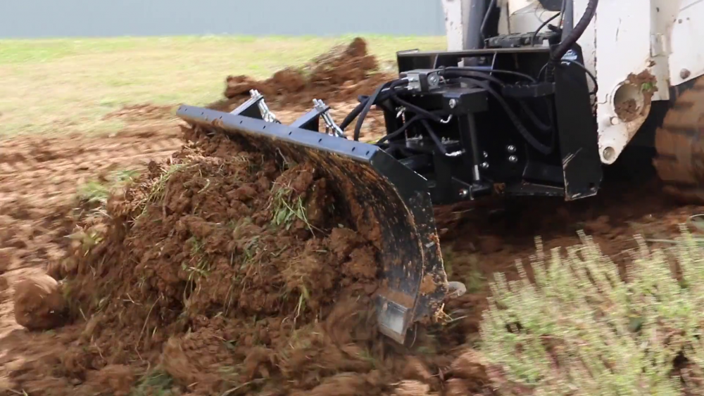 Blue Diamond Skid Steer Attachments Six Way Dozer Blade Gallery 4