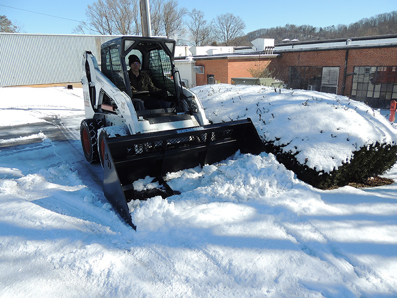 Blue Diamond Skid Steer Attachments Skid Steer Attachments Bucket High Back Snow Mulch Gallery 2