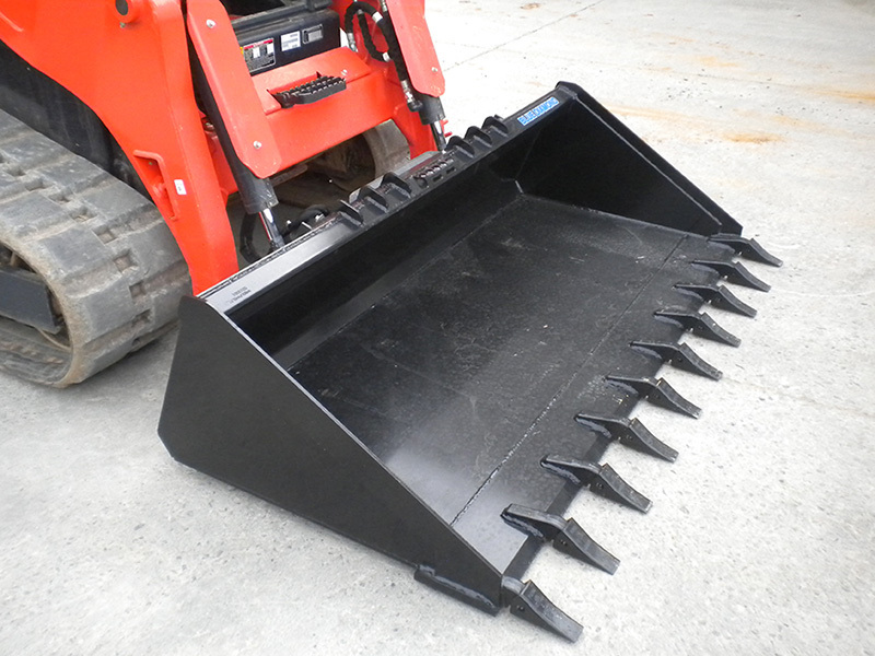Blue Diamond Skid Steer Attachments Skid Steer Attachments Low Profile Severe Duty Bucket Gallery 4