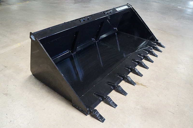 Blue Diamond Skid Steer Attachments Skid Steer Attachments Low Profile Severe Duty Bucket Gallery 7