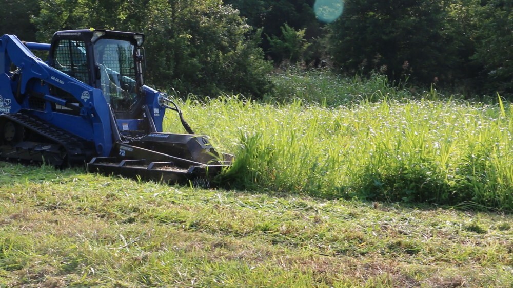 Blue Diamond Skid Steer Attachments Skid Steer Brush Cutter Extreme Duty Closed Front Gallery 5