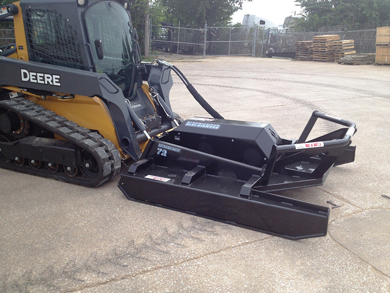 Blue Diamond Skid Steer Attachments Skid Steer Brush Cutter Extreme Duty Open Front Gallery 1