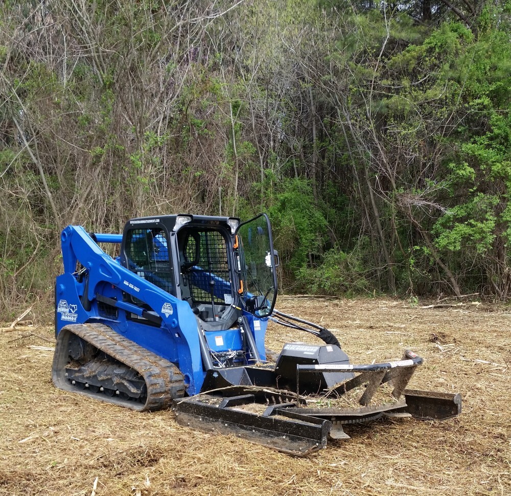 Blue Diamond Skid Steer Attachments Skid Steer Brush Cutter Severe Duty Open Front Gallery 5