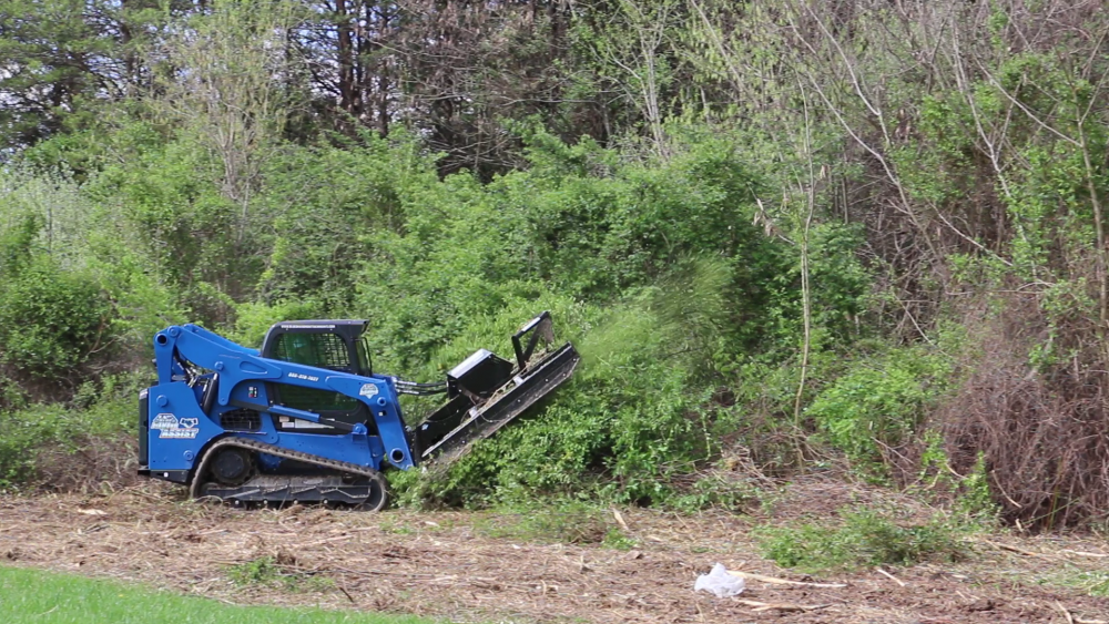 Blue Diamond Skid Steer Attachments Skid Steer Brush Cutter Severe Duty Open Front Gallery 6