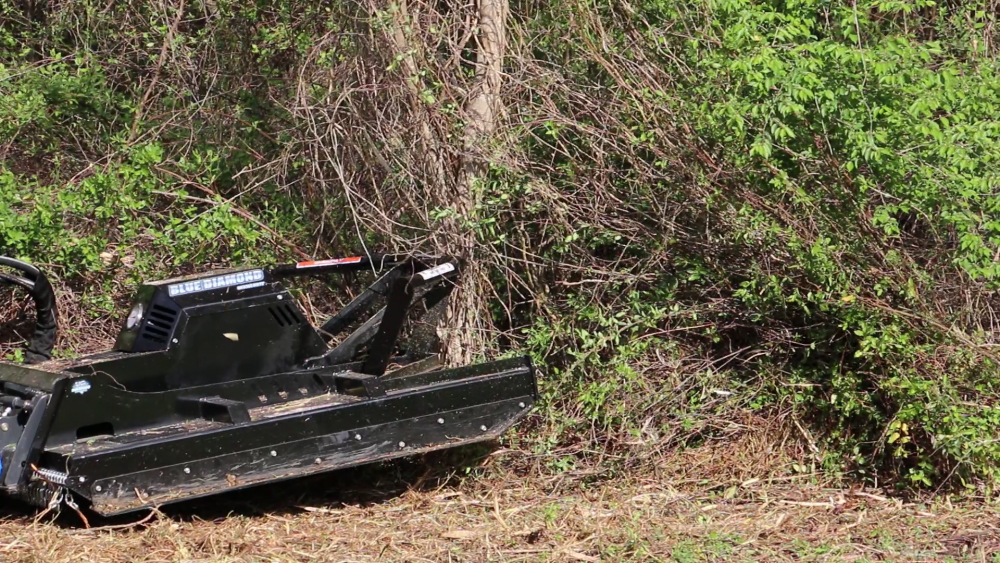 Blue Diamond Skid Steer Attachments Skid Steer Brush Cutter Severe Duty Open Front Gallery 7