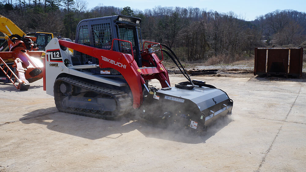 Blue Diamond Skid Steer Attachments Skid Steer Pickup Broom Gallery 10