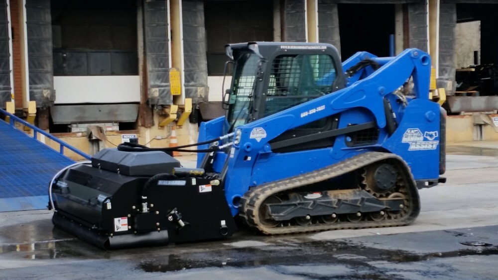 Blue Diamond Skid Steer Attachments Skid Steer Pickup Broom Gallery 8