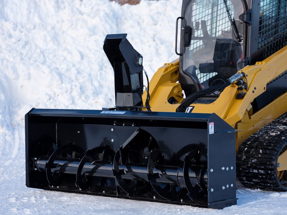 Blue Diamond Skid Steer Attachments Snow Blower Extreme Duty Gallery 2