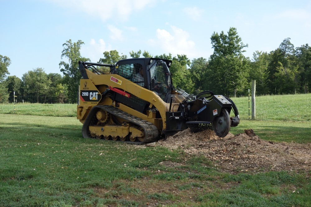 Blue Diamond Skid Steer Attachments Swing Arm Stump Grinder Gallery 1