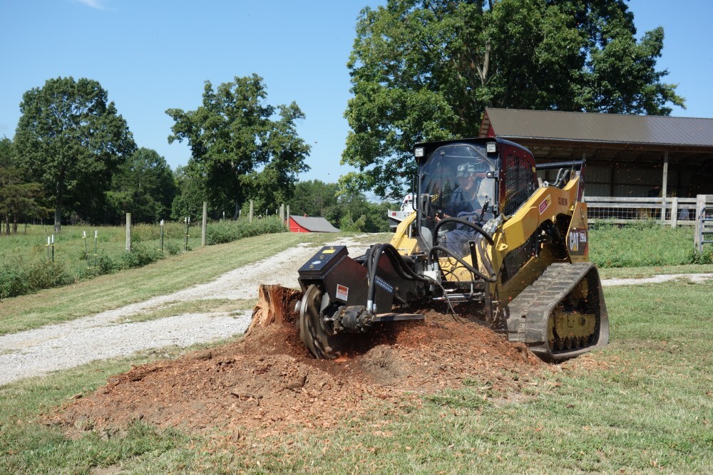 Blue Diamond Skid Steer Attachments Swing Arm Stump Grinder Gallery 3