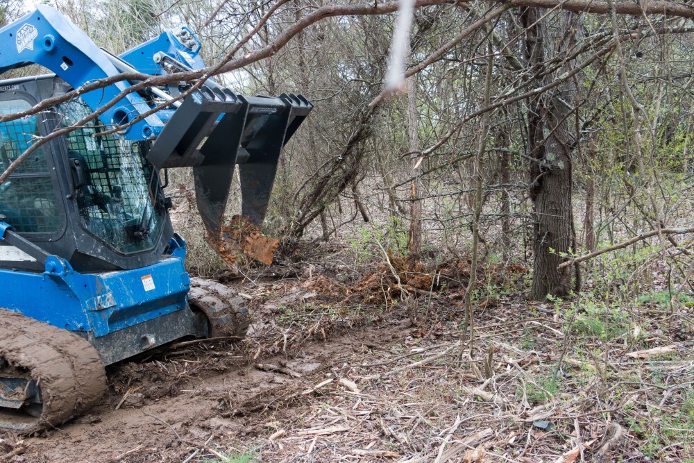 Blue Diamond Skid Steer Attachments Tree Grubber Gallery Gallery 5