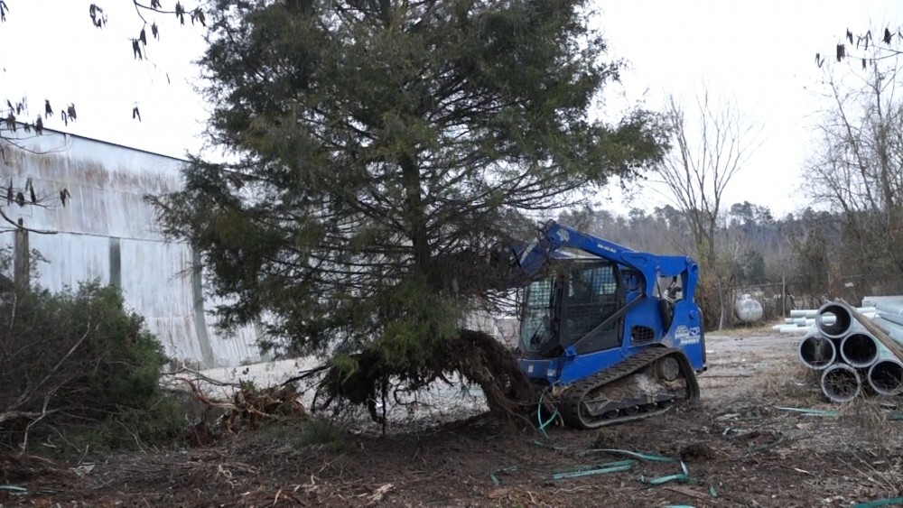 Blue Diamond Skid Steer Attachments Tree Puller Gallery 1