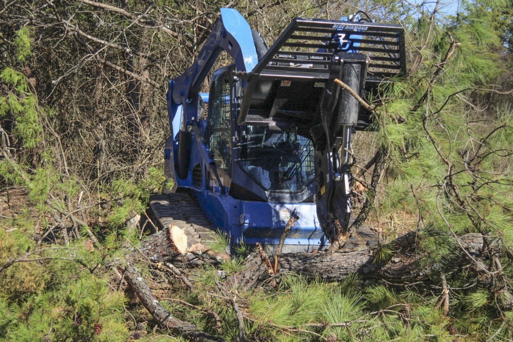 Blue Diamond Skid Steer Attachments Tree Shear Gallery 5