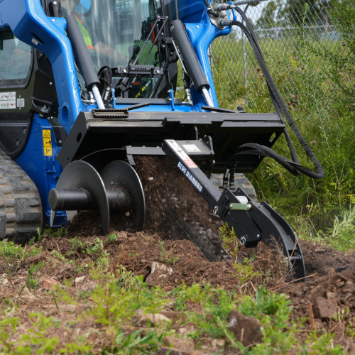 Blue Diamond Trencher Action 2