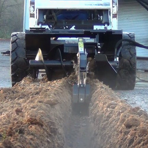 Blue Diamond Trencher Action 4