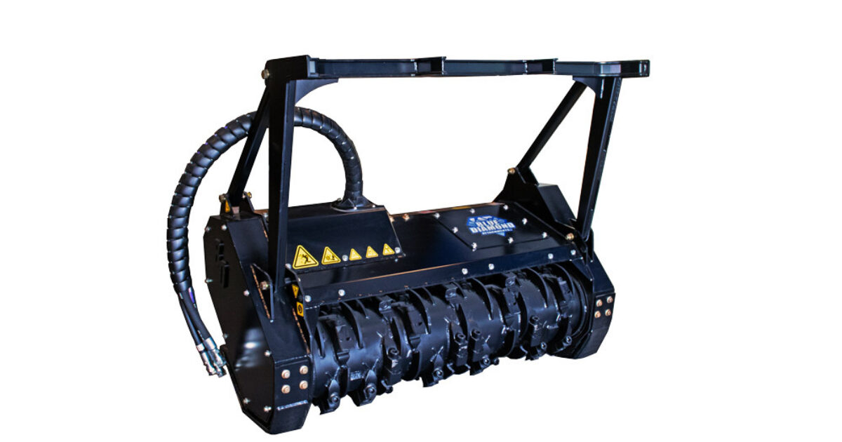 Skid Steer Drum Mulcher - Severe Duty | Blue Diamond Attachments