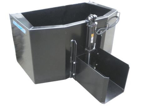 5 yard dispensing bucket with chute