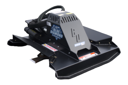 Severe Duty Mini Excavator Brush Cutter S2 42 Angle