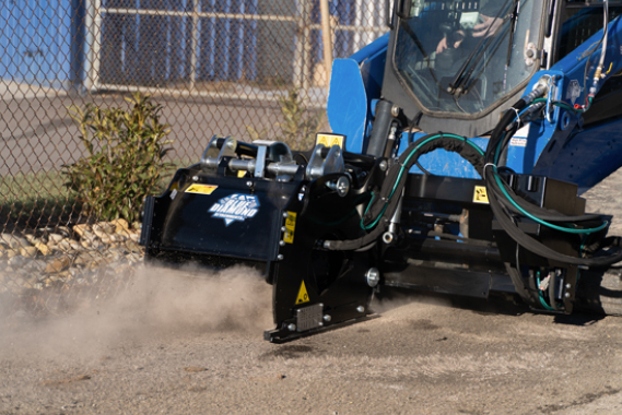 Cold Planer Attachment Skid Steer Loaders Concrete Milling