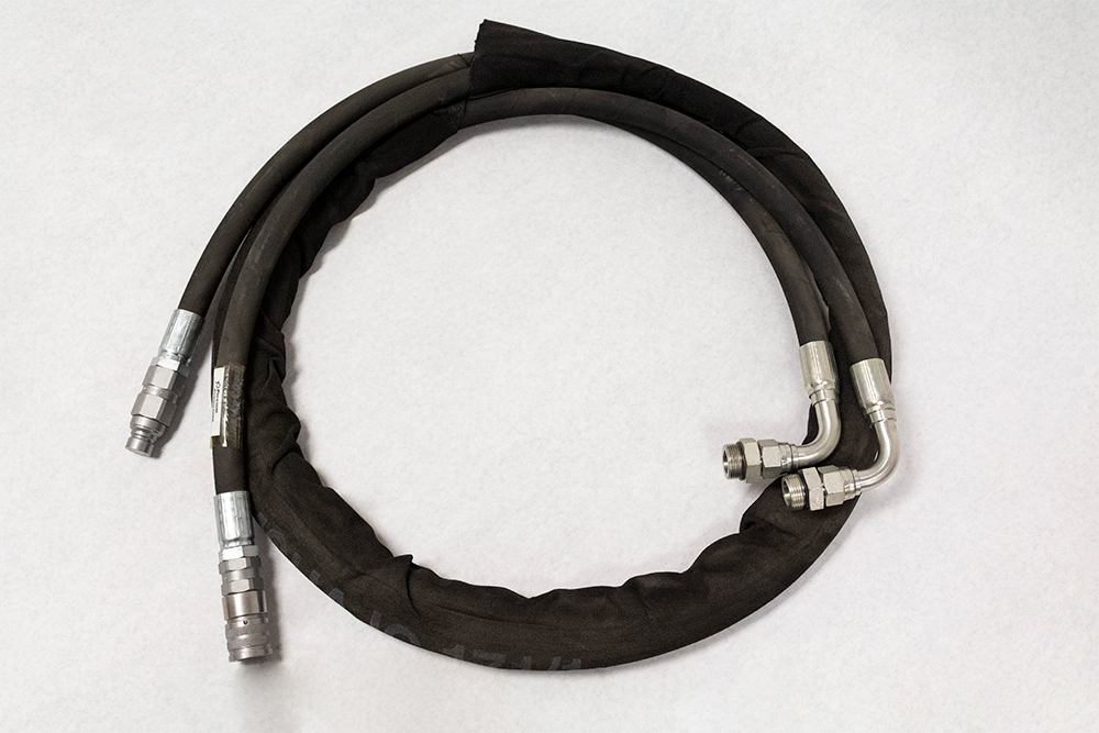 POWER RAKE HOSE KIT FOR MANUAL ANGLE FITS 120"