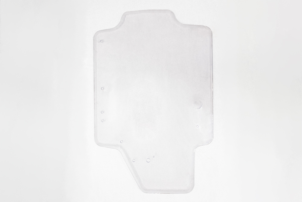 SAFETY WINDOW 1/2" THICK INSERT TO FIT NEW HOLLAND L & C SERIES MACHINES WITH DUAL ARM WIPER