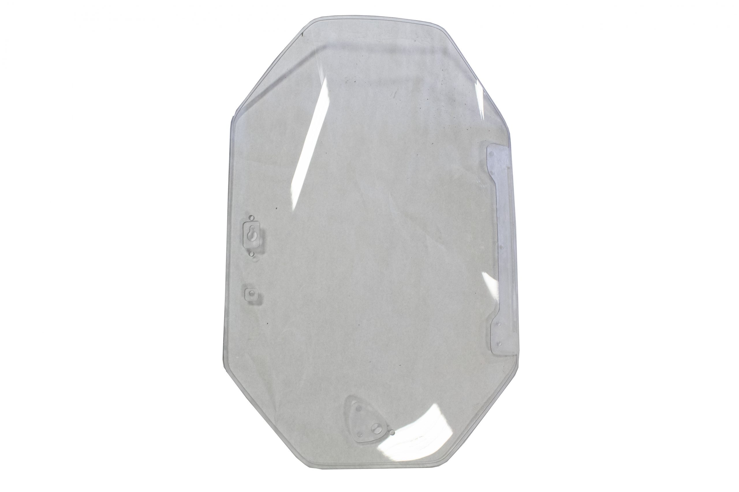 SAFETY WINDOW 1/2" THICK W/ MILLED EDGE INSERT TO FIT MUSTANG MACHINES (1900R 2200R 2600R 2700V 2200V)